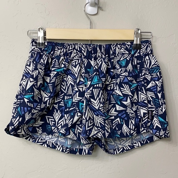 Patagonia blue pattern shorts size xs - Picture 1 of 10